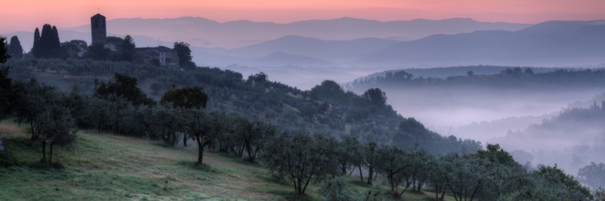 Tuscany Morning Near Greve