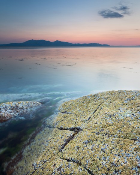 portencross sunset small cloud