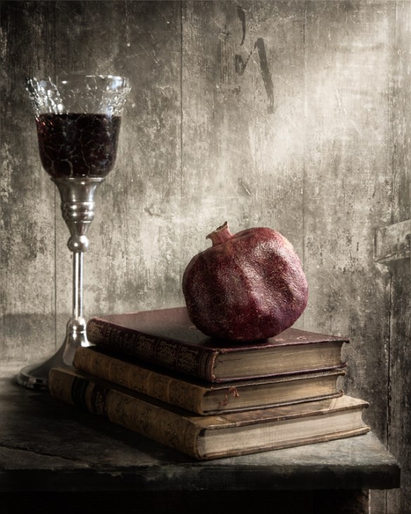 Books and Pomegranate