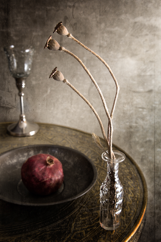 Poppies and Pomegranate