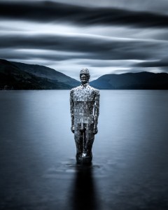 mirror man, Loch Earn, St Fillans.