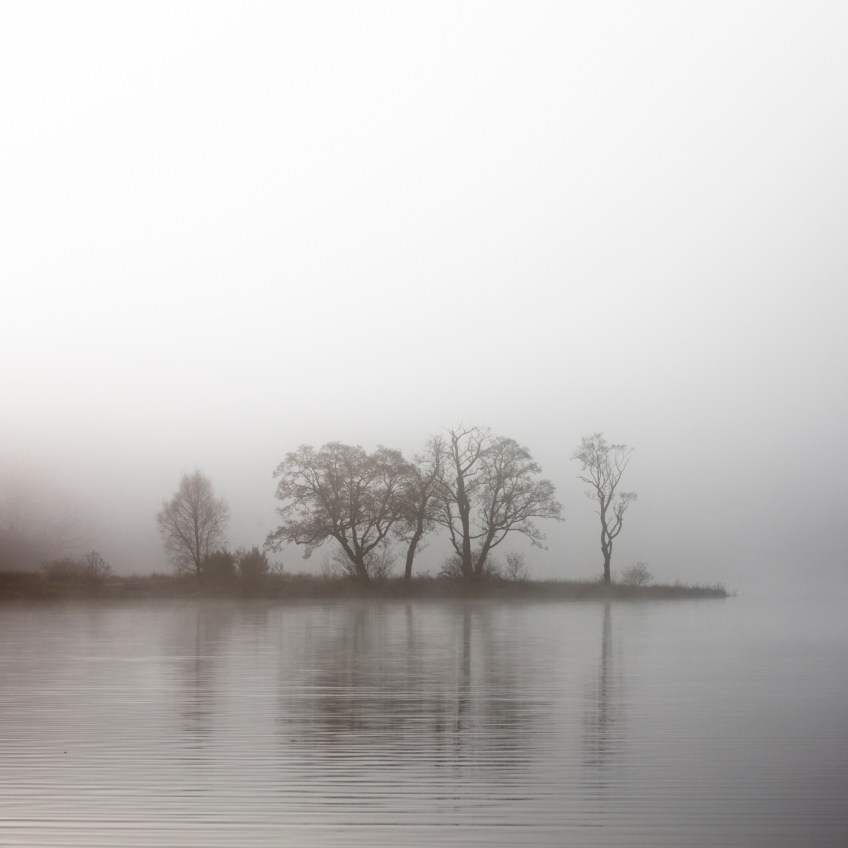 Loch Chon Abstracts in the Fog.