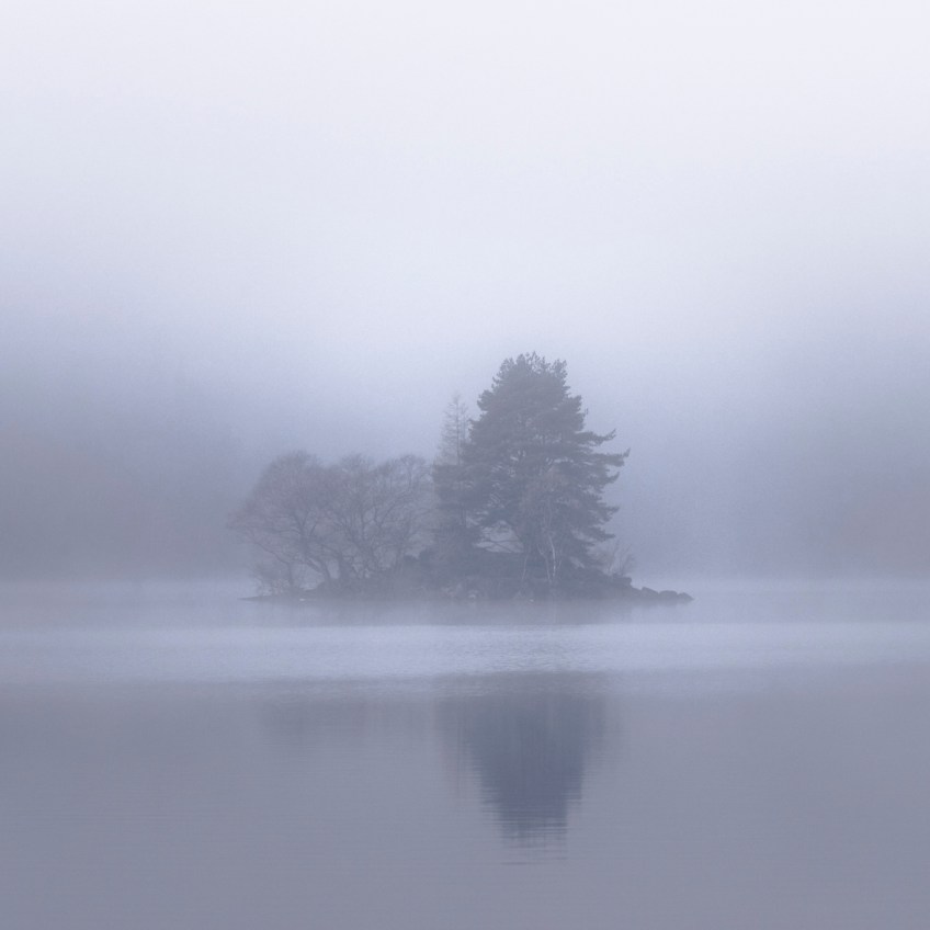 Loch Chon Abstracts in the Fog.